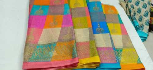 कॉटन फैंसी साड़ी