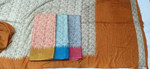 बगरू प्रिंट कॉटन साड़ी