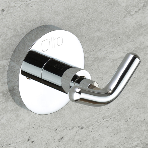 Brass Robe Hook - Round Shape, Regular Size | Durable Brass Material, Smooth Edges, Rust-Free Guarantee, Ideal for Home and Hospitality