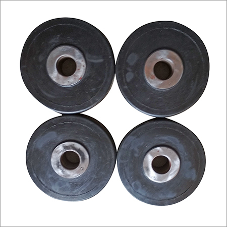 ठोस रबर पहिया