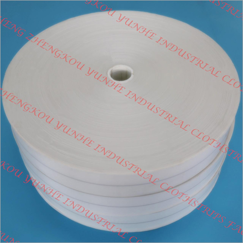Nylon Curing Tape - Polyester, 40-60mm Width, 20m Length, White Color, 3mm Thickness | Single Sided Adhesive, Excellent Shrinking Strength, Anti Stick Treatment