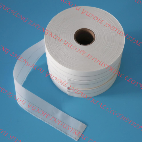 32mm Nylon 66 Curing Tape - BOPP Material, 100m Length, Single Sided Adhesive, 2mm Thickness, White Color | Ideal for Rubber Curing & Wrapping Applications