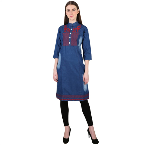 Ladies Denim Kurti