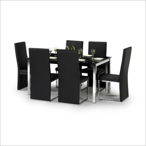 Dining Table Set - Wood Material, 6 Chairs & 1 Table | Moisture Resistant, Termite Proof, Securely Packed For Bulk Orders
