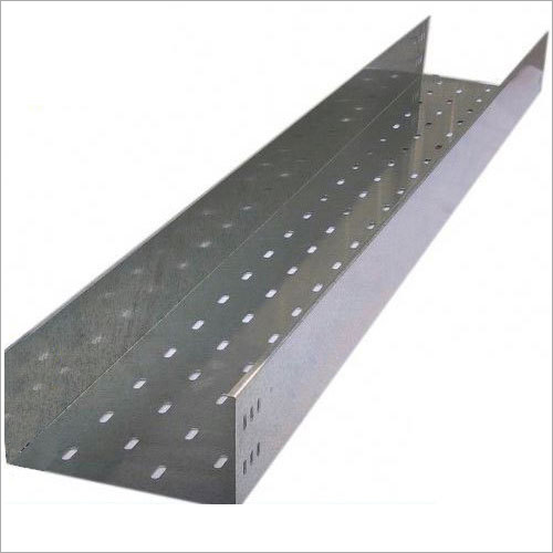 Channel Type Cable Tray - Steel, 2.5m Length, 100mm Width, 1.2-3mm Thickness | Pre Galvanized Finish, 1-Year Warranty, 2.5-12kg Weight