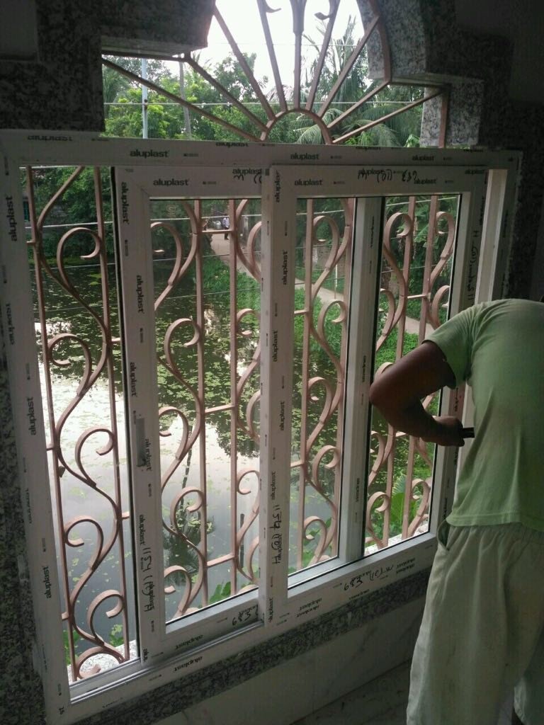 Aluminium Sliding Window - Anodised & Powder Coated, 4-5 Mm Glass Size | Durable, Abrasion Resistant, Easy To Install, Customized Designs