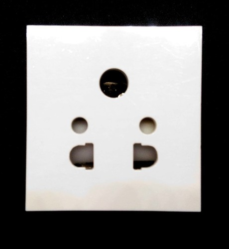 06A Multi Socket with Shutter - White | Office and Home Use, Practical Design for Enhanced Safety
