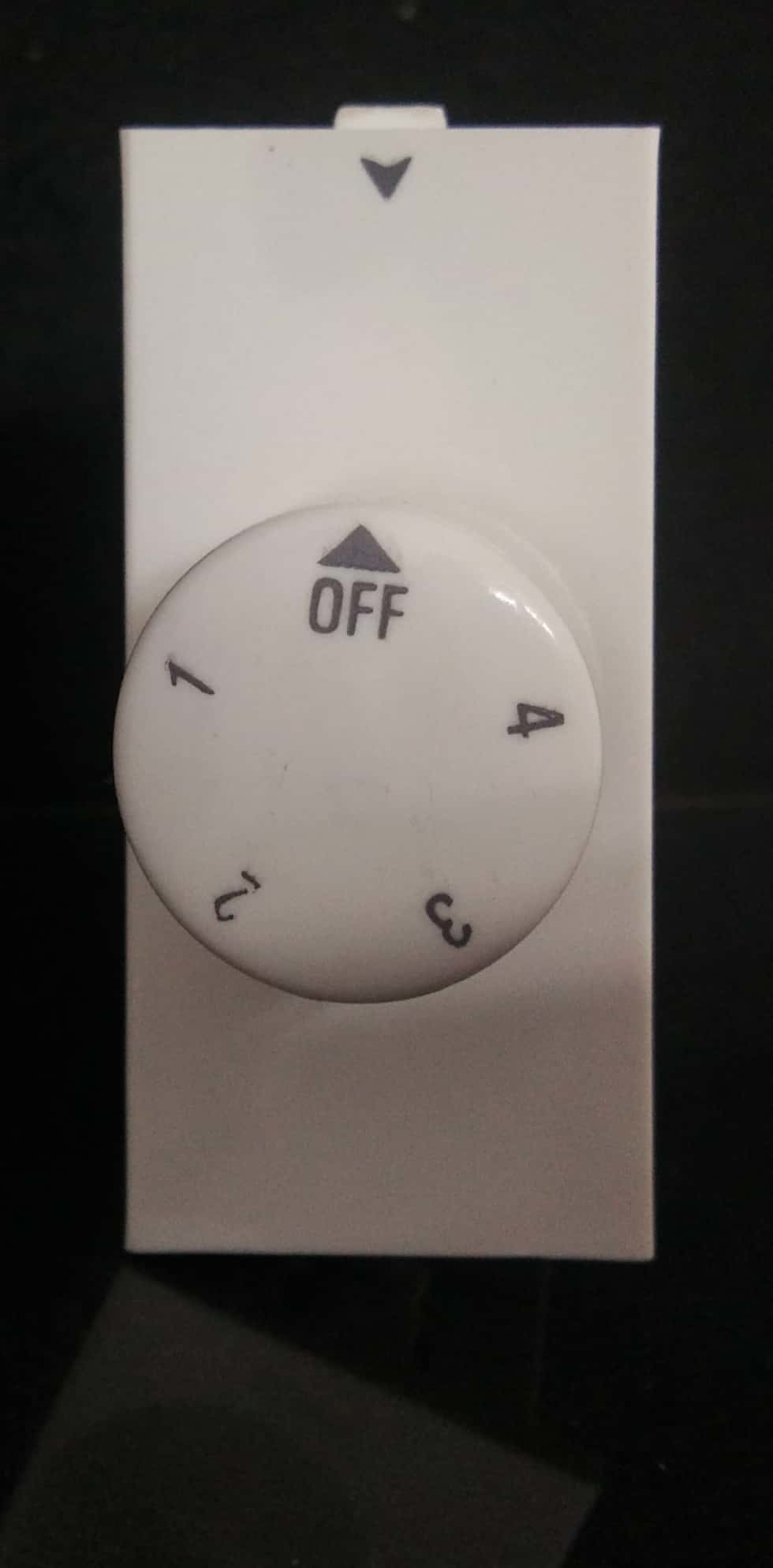 1m Regulator 4 Step - White Color, Application For Home And Office | No Warranty, Ideal For Efficient Fan Control