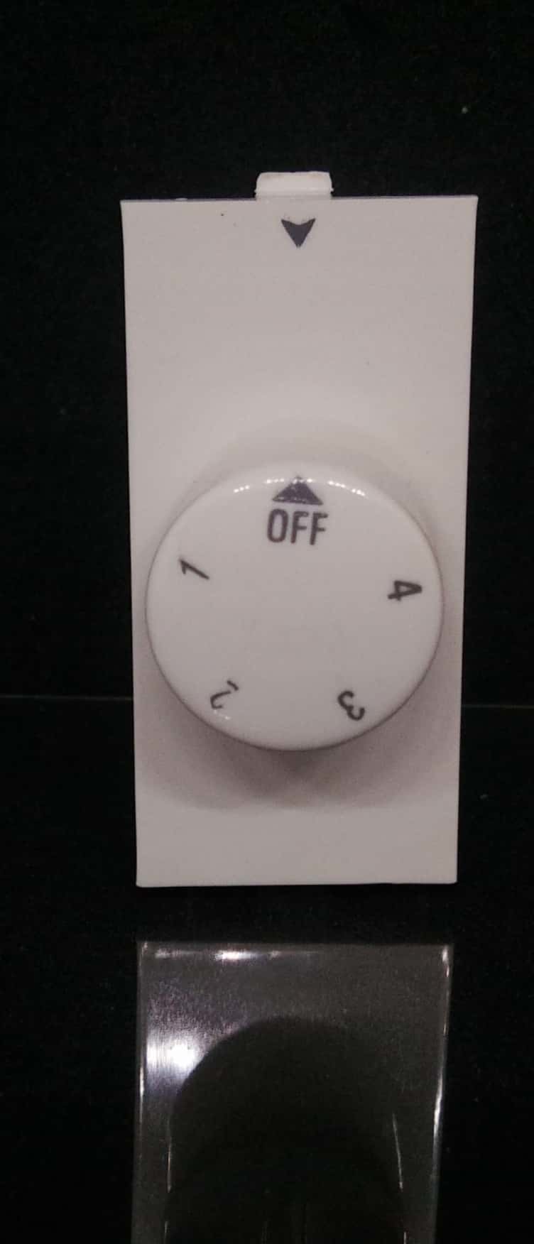 1m Regulator 4 Step - White Color, Application For Home And Office | No Warranty, Ideal For Efficient Fan Control