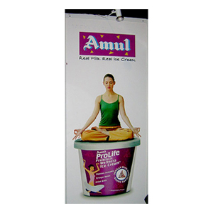Advertisement Flex Board - PVC Material, Variable Dimensions, Purple | Digital Print, Weatherproof, Bold, Eye-Catching, Durable, Glossy Finish