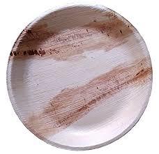 Round Palm Leaf Plate