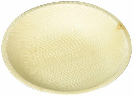 Round Palm Leaf Plate