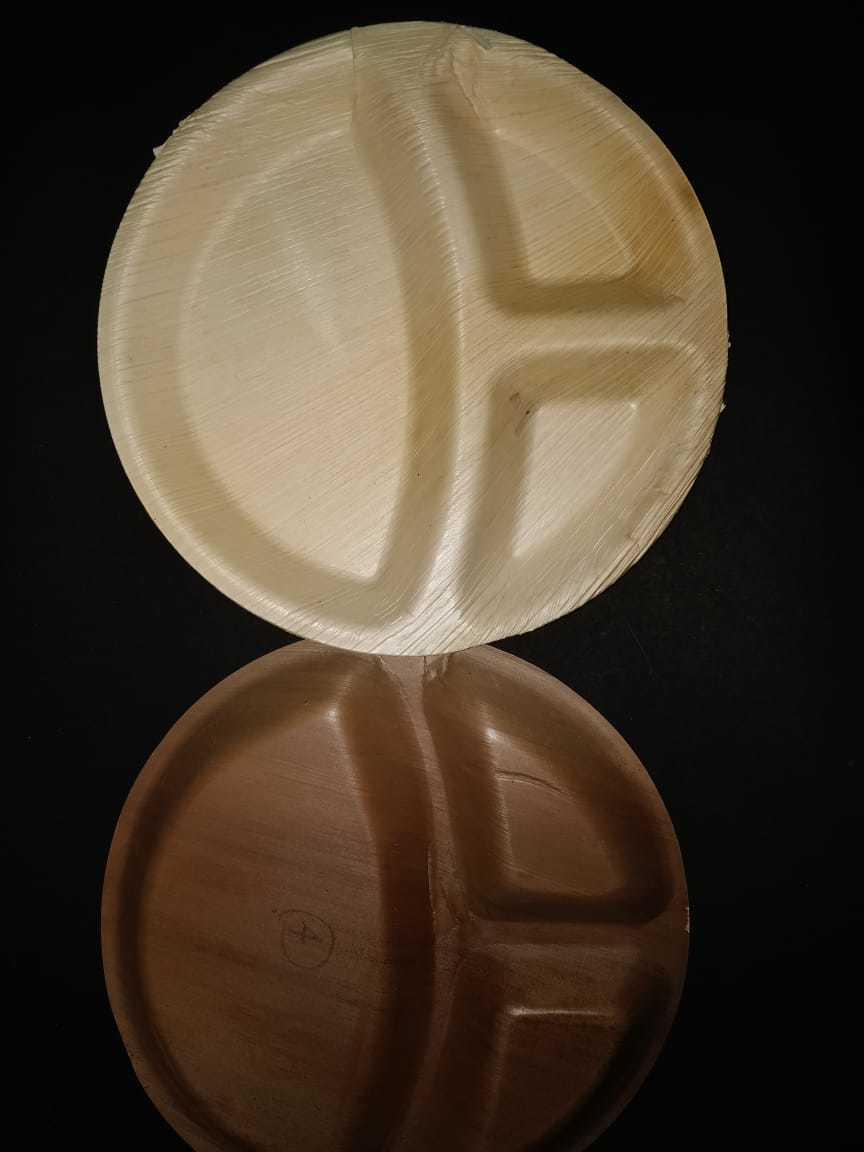 Round Compartments Plates