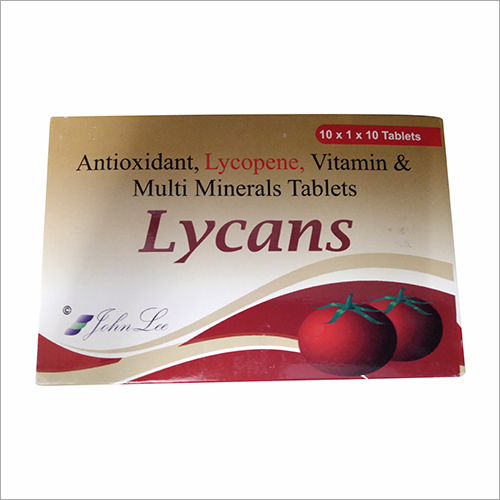 Tablets Lycans Antioxidants Lycopene Vitamins Multimineral Capsules
