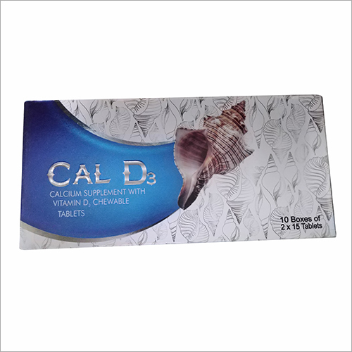 Cal D3 Calcium Supplement With Vitamin D Chewable Tablets