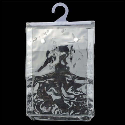 PVC Hanger Bag - High-Strength Transparent Design | Zipper Closure, Lightweight, Multiple Sizes Available
