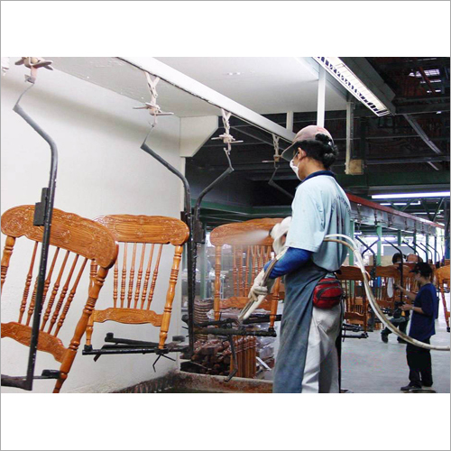 स्वचालित वुड फिनिशिंग सिस्टम