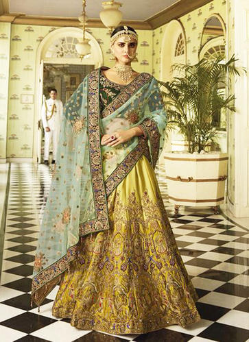 Ladies Designer Lehenga - Color: Multi Colors