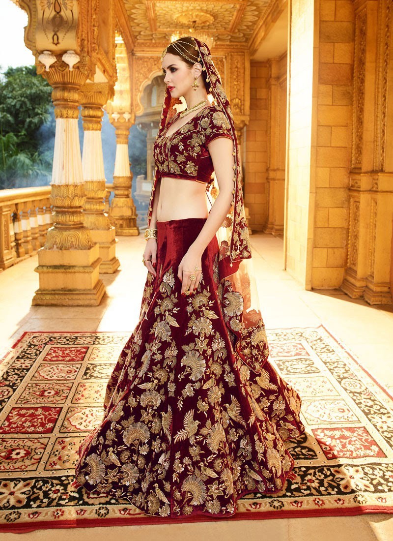 Ladies Designer Lehenga - Color: Multi Colors