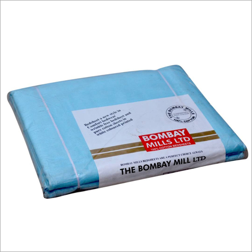 Hospital Bed Sheet - High Thread Count Cotton, Light Weight Blue | Unique Knit Fabrication, Wrinkle-Free Two Directional Stretch