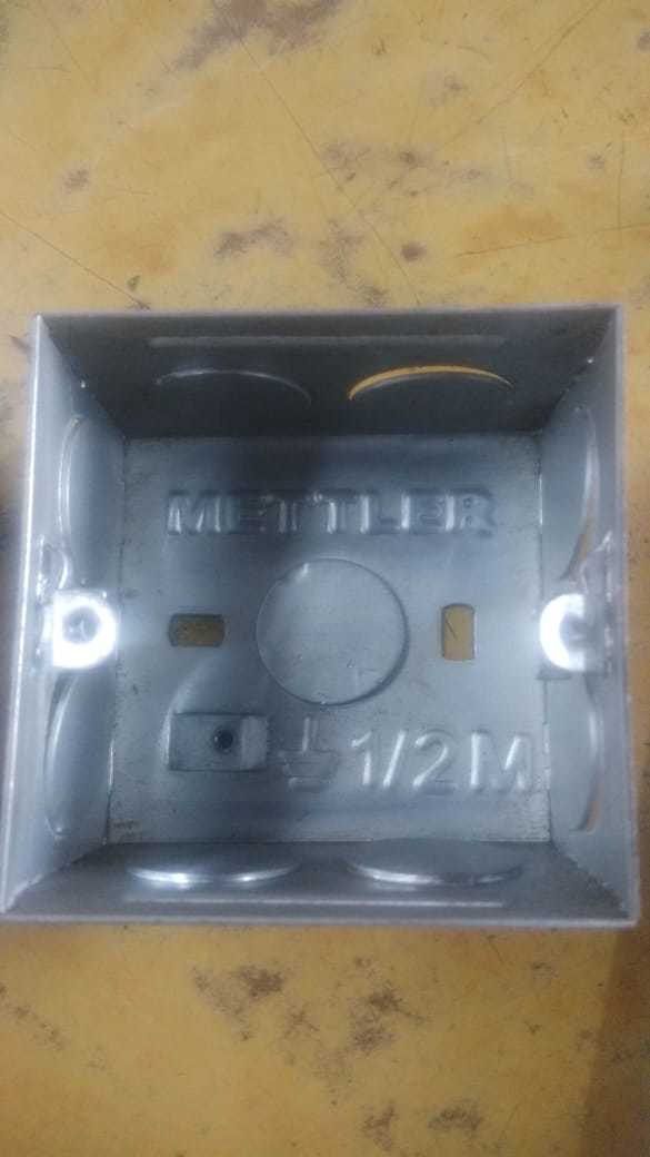 Gi Concealed Box - 1-18 Module Sizes, 22-16 Gauge Light Steel | 50-60 Hertz Frequency, 1 Year Warranty, 5-7 Kilograms Weight