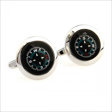 3D Compass Cufflink