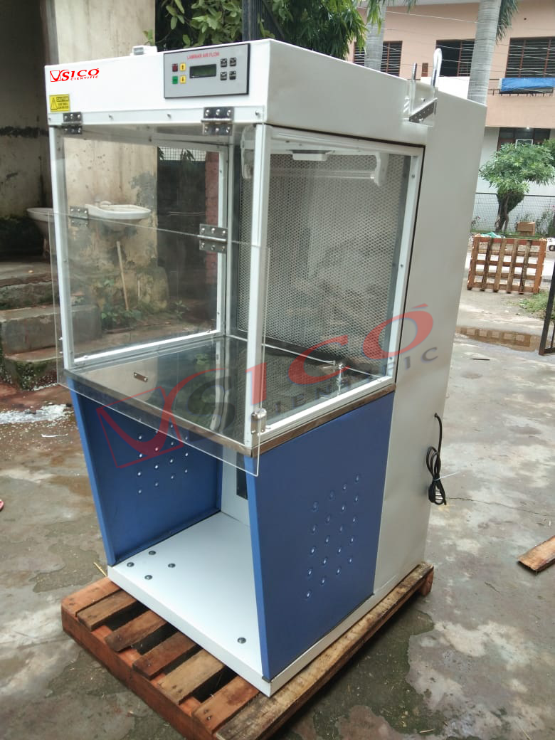 Laminar Air Flow - Stainless Steel 304, 2 X 2 X 2 Foot Size | Hepa Filter 99.97% Efficiency, Built-in Uv Light, Static Pressure Manometer, Gas/air Cock