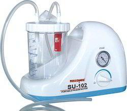 Niscomed पोर्टेबल बलगम शोषक, मॉडल नंबर SU-102, चिकित्सा के लिए