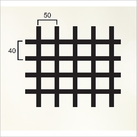 आयताकार पैटर्न धातु झंझरी