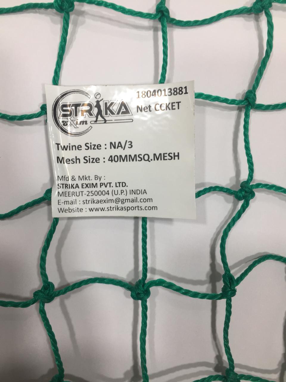 3 Mm Green Nylon Cricket Practice Net
