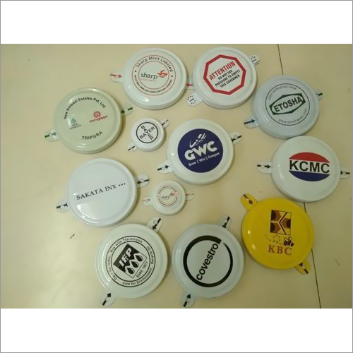 50mm Printed Drum Cap Seals - Metal, Designed For Pharmaceutical And Food Packaging Industries, Suitable For Covering Drums With High Efficiency