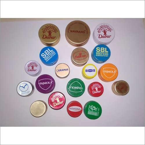 Aluminum Printed Ropp Caps - 22mm To 46mm Sizes | Custom Colors, Ideal For Beverage Sealing