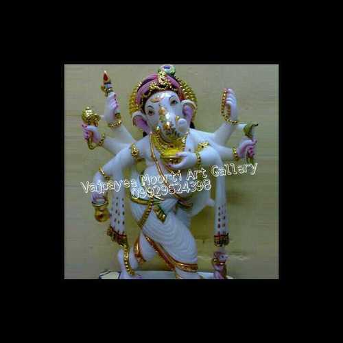 Marble Ganesh Statue - Exquisite Craftsmanship | Premium Quality Marble, Divine Aesthetic Design