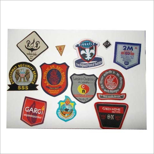 Eco-friendly Embroidered Woven Badge