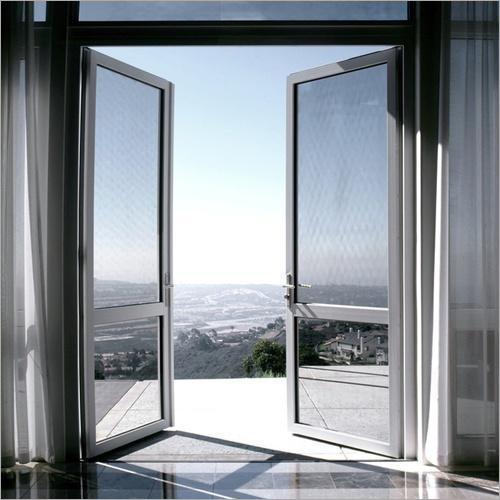 UPVC Casement Door - UPVC Frame, 2.2 mm Thickness | White Color, Attractive Design, Inward/Outward Opening, Multipoint Locking System, Customized Sizes