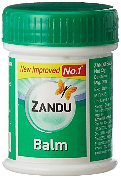 Zandu Balm - Ointment, 10-50g Jar | Ayurvedic Formula, Instant Pain Relief, Cold Symptom Relief, Muscle Relaxant, Headache Relief