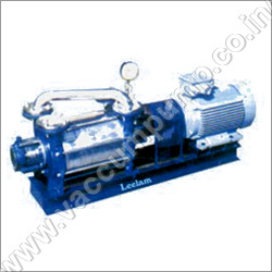 Two Stage Water Ring Vacuum Pump - Color: Blue