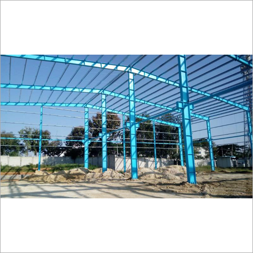 Roofing Shed - High Load Capacity, Customizable Dimensions | Durable Steel, Pre-engineered Design, Blue Color