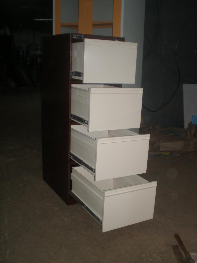 File Cabinet - Steel, 54 Inch Height X 18 Inch Width | 4 Drawers, Powder Coated Finish, No Assembly Required, 2-year Warranty