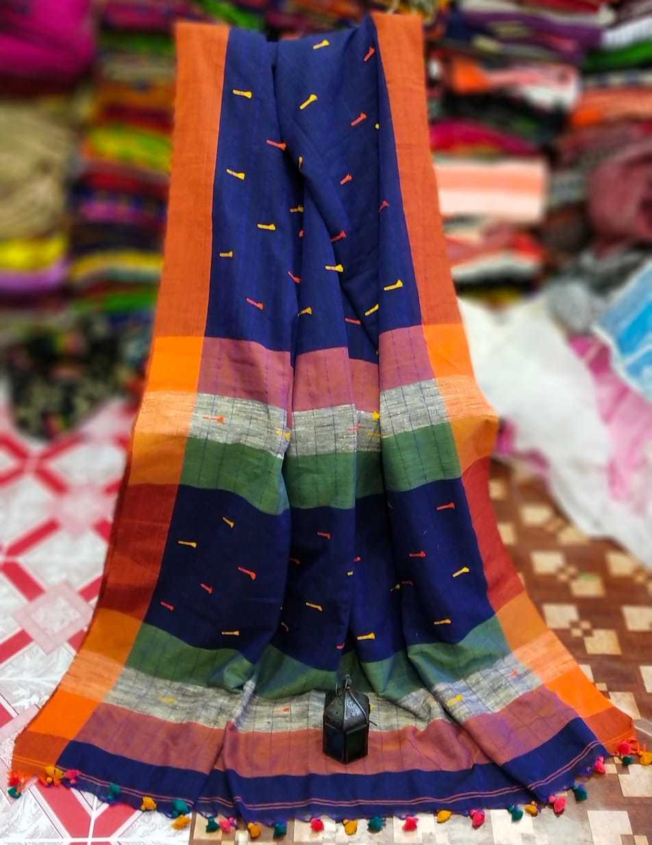 All Colours Avl Pure Khadi Cotton Saree