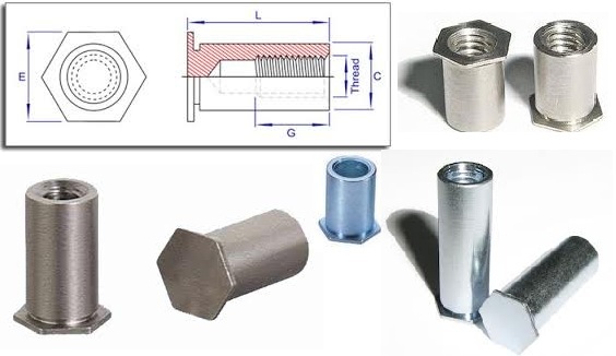 Stainless Steel Self Clinching Blind Standoffs