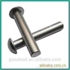 सॉलिड रिवेट्स राउंड हेड एसएस ग्रेड: Aisi 304