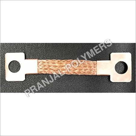 Copper Braided Earthing Jumper - Copper, Custom Size, Brown, 3 mm Thickness | Highly Conductive, Vibration Resistant, 12 Months Warranty
