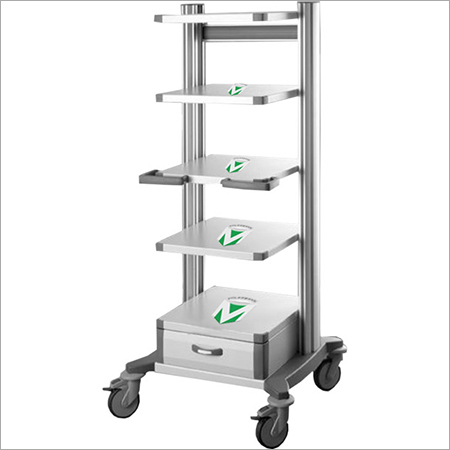Trolley - Stainless Steel, 1-7 Kilograms | Ideal for Clinical and Hospital Use