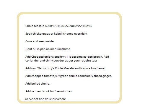 Natural Chole Masala 255 248