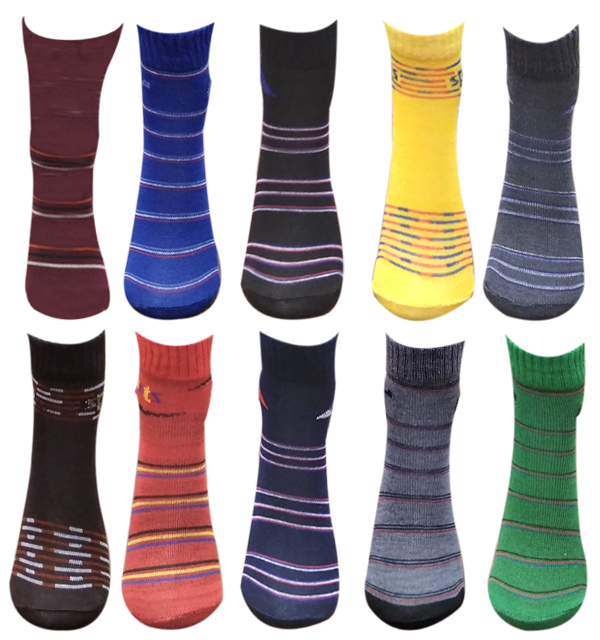 Soft Cotton Multicolored Socks For Boys & Girls