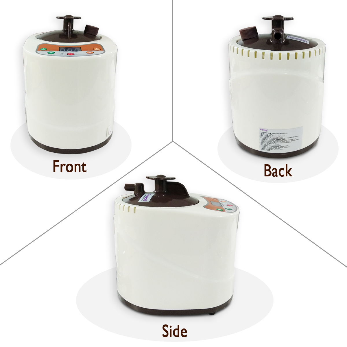 Remote Control Sauna Steamer Herbal Steam Pot Dimension(l*w*h): 26x22x26 Inch (In)