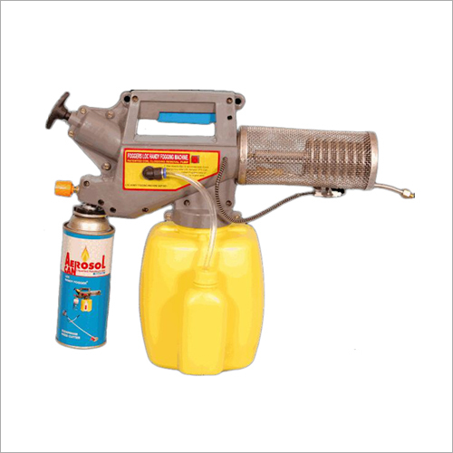 ब्राउन एंड येलो लॉक हैंडी फॉगिंग मशीन