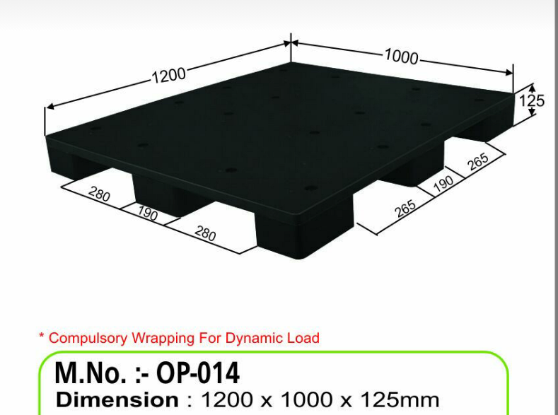 Blue Plastic Pallets For Exports