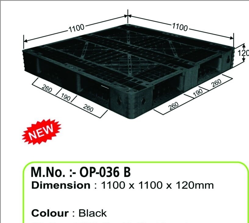 Blue Plastic Pallets For Exports
